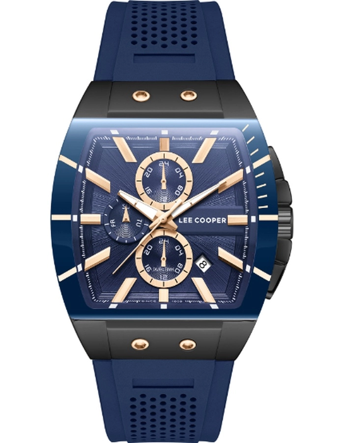 Buy LEE COOPER Men Multi Function Dark Blue Dial Watch - LC08081.099
