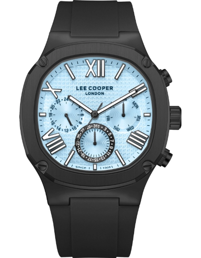 Buy Lee Cooper Men's Multi Function Black Dial Watch Online