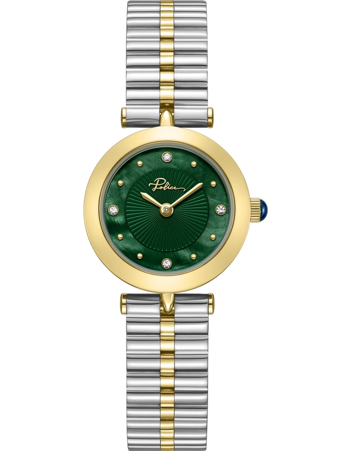 green dial ladies analogue watch