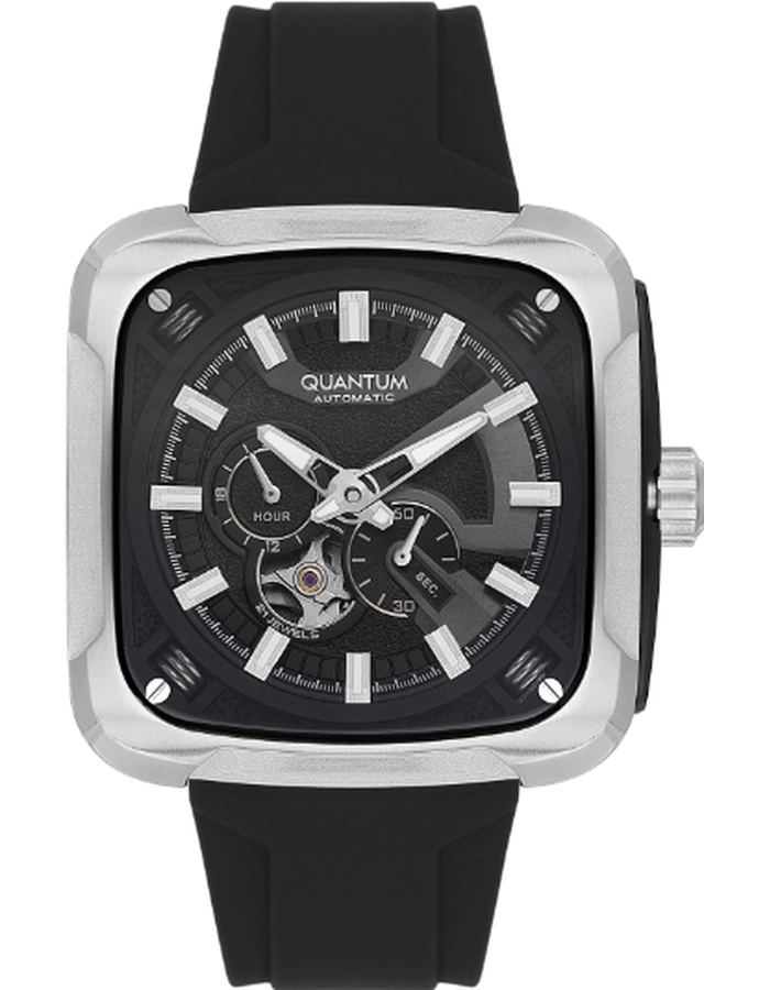 Buy QUANTUM Men's Automatic Black Dial Watch Online- QMG1135.351 | Time ...