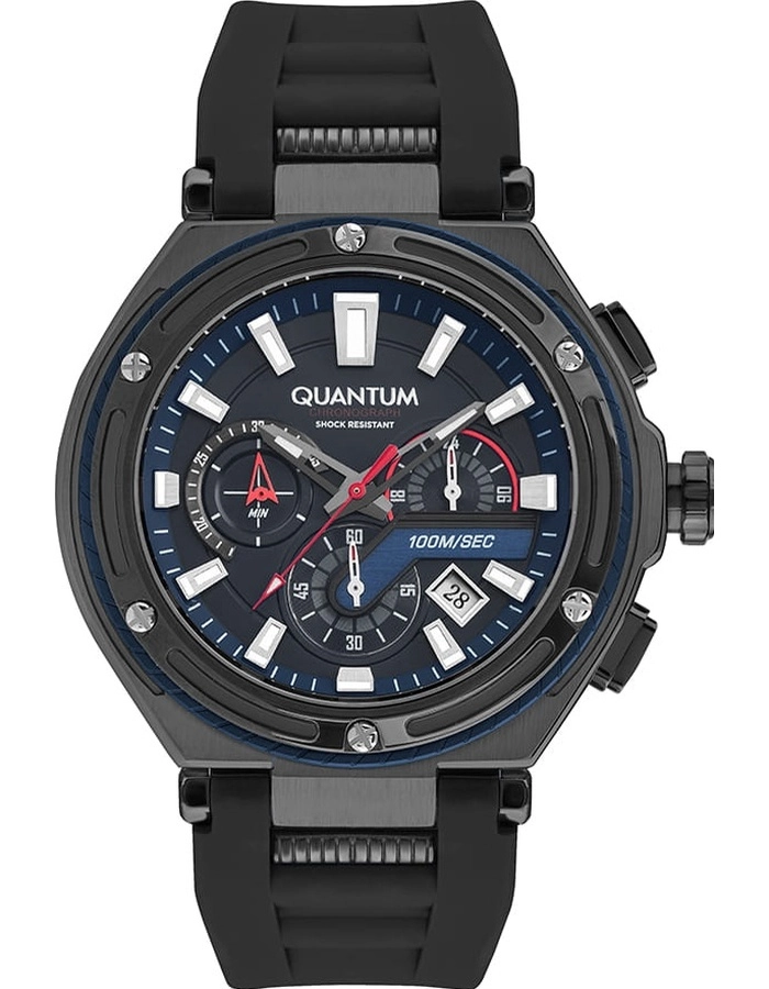 Buy Quantum Men's Black dial Chronograph watch - HNG1010.051
