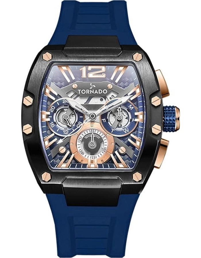Buy Tornado Xenith Multifuction Men's Black/Silver dial Multi