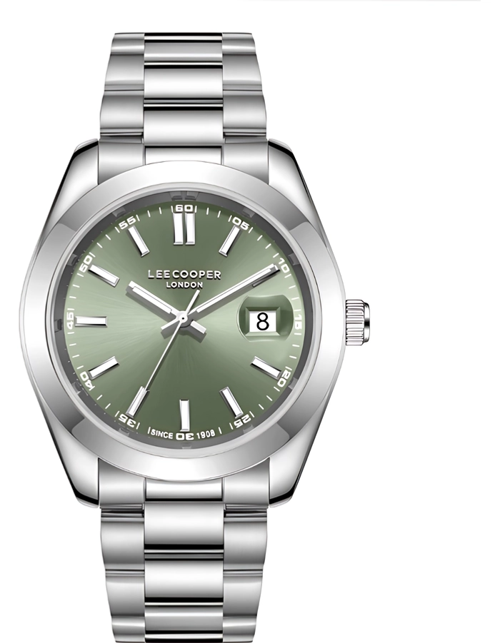 Shop Lee Cooper Men's Analog Dark Green Dial Watch - LC08189.370