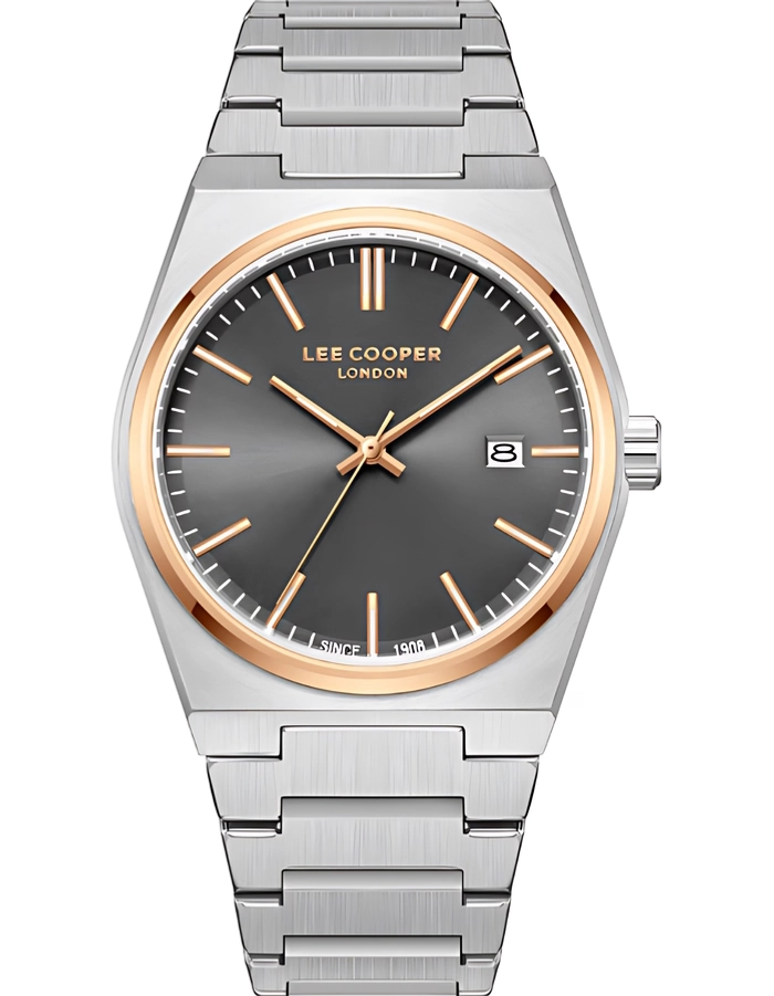 Shop Lee Cooper Men's Analog Grey Dial Watch - LC08196.560 | Time