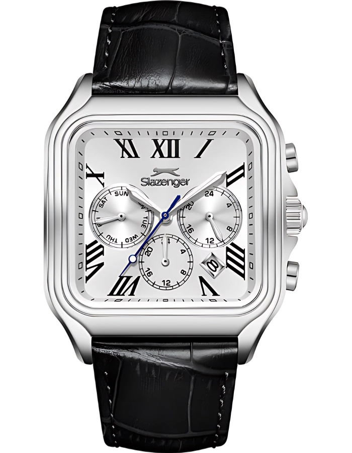 Shop Slazenger Men's Multifunction White Dial Watch - SL.9.2548