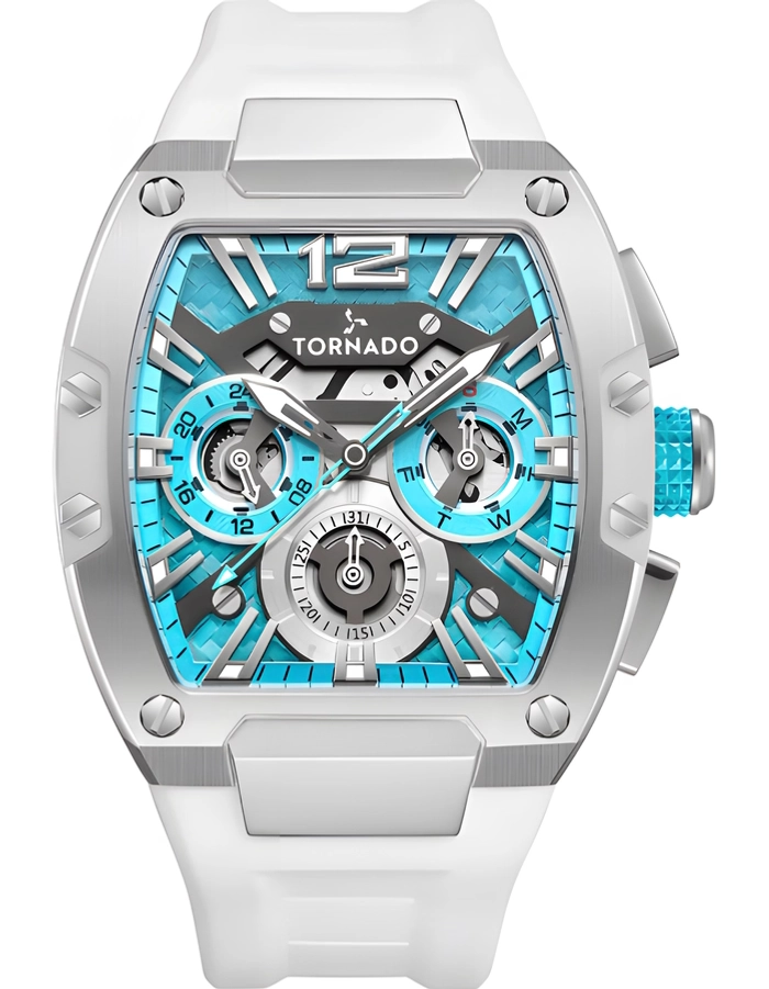 Buy Tornado Men's Black Dial Analog Watch - T23105-SSWL