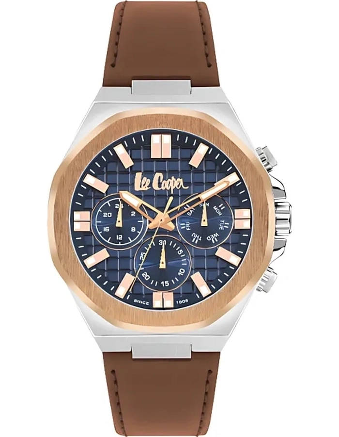 Lee Cooper Men's Black Dial Multi Function Watch - LC07983.351