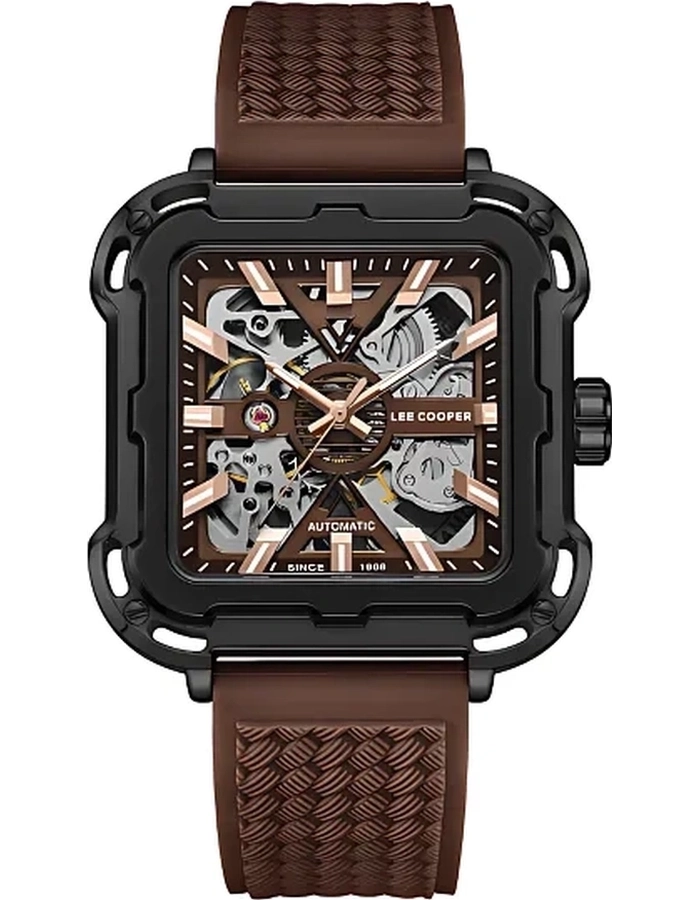 Buy LEE COOPER Men Automatic Dark Brown Dial Watch - LC08072.644