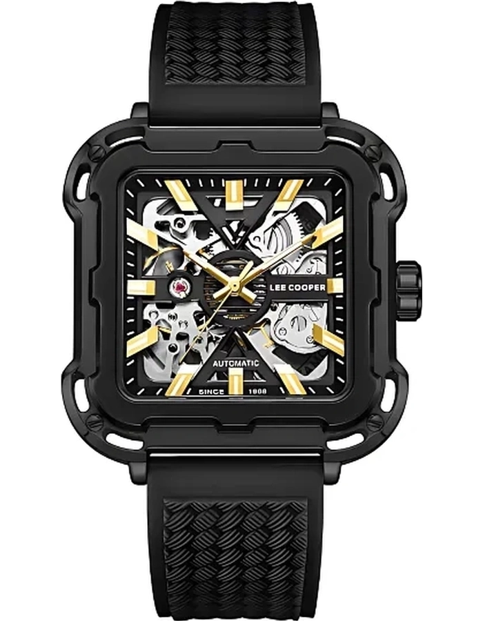 Buy LEE COOPER Men Automatic Black Dial Watch - LC08072.666