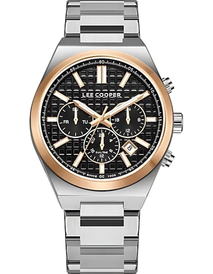 Buy LEE COOPER Men Multi Function Black Dial Watch - LC08084.550
