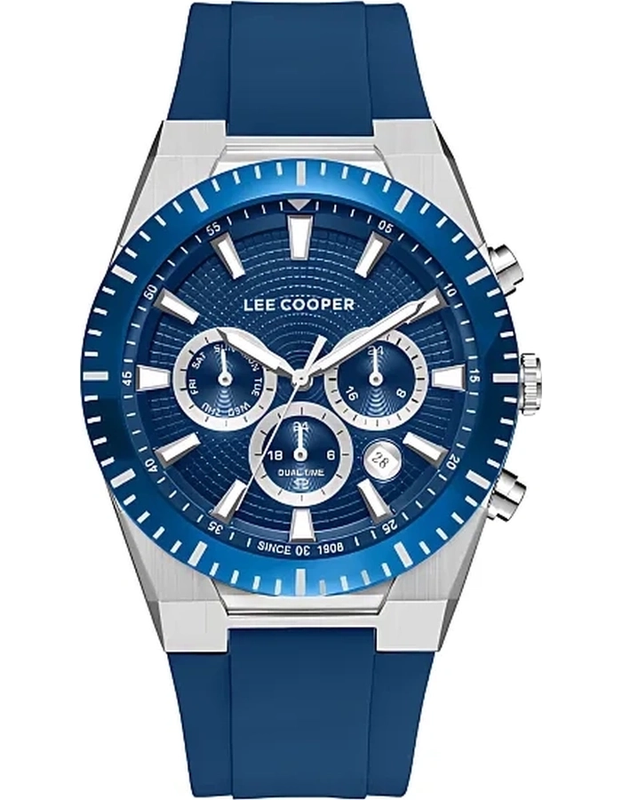 Buy LEE COOPER Men Multi Function Dark Blue Dial Watch - LC08088.399