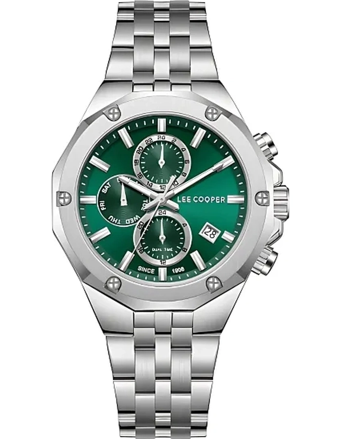 Buy LEE COOPER Men Multi Function Dark Green Dial Watch - LC08104.370