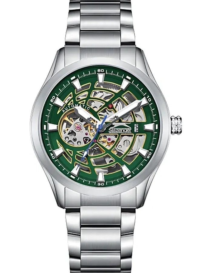 Buy SLAZENGER Men Automatic Dark Green Dial Watch - SL.9.2411.1.01