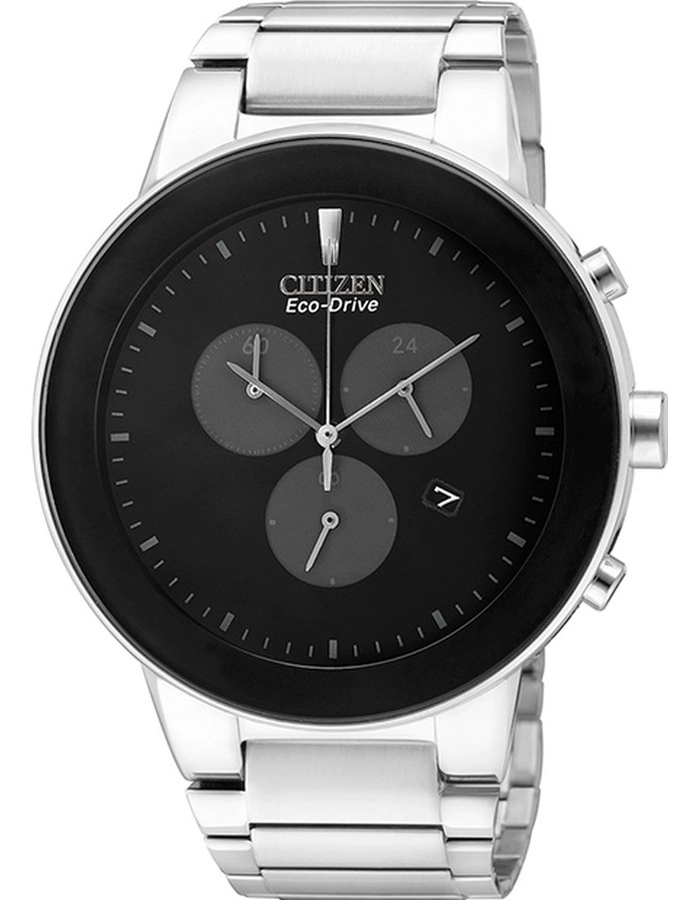 Citizen Men's Analog Black Dial Watch - AT2240-51E