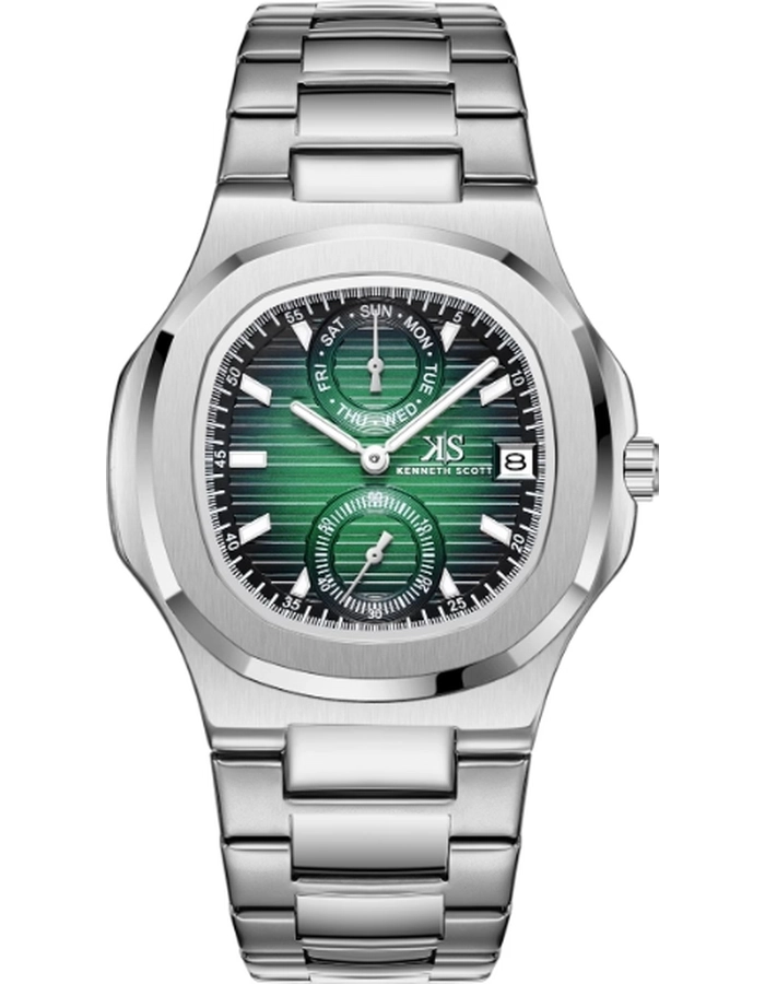 Shop Kenneth Scott Watch for Men's Analog Green Dial Watch Online