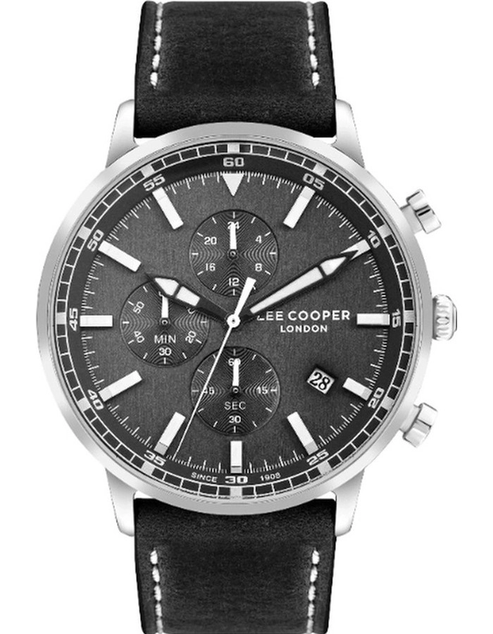 Buy Lee Cooper Men's Multi Function Black Dial Watch - LC07943.351