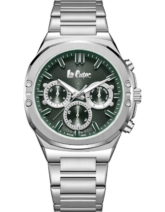 Buy LEE COOPER Men's Multi Function Dark Green Dial Watch