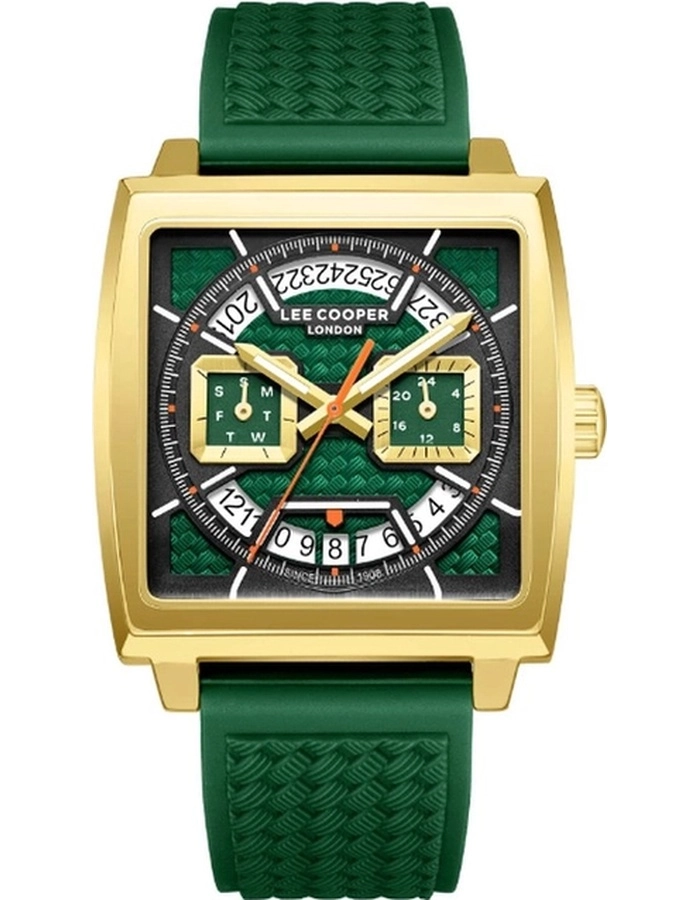 Buy Lee Cooper Men's Green Dial Multi Function Watch - LC08065.177