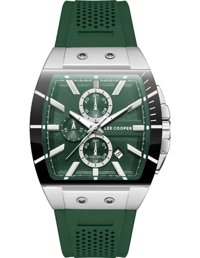 green leaves Buy LEE COOPER Men's Multi Function Dark Green Dial Watch