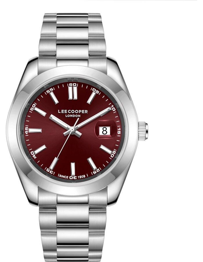 Shop Lee Cooper Men's Watch Online UAE, Buy DATE Red Dial Watch