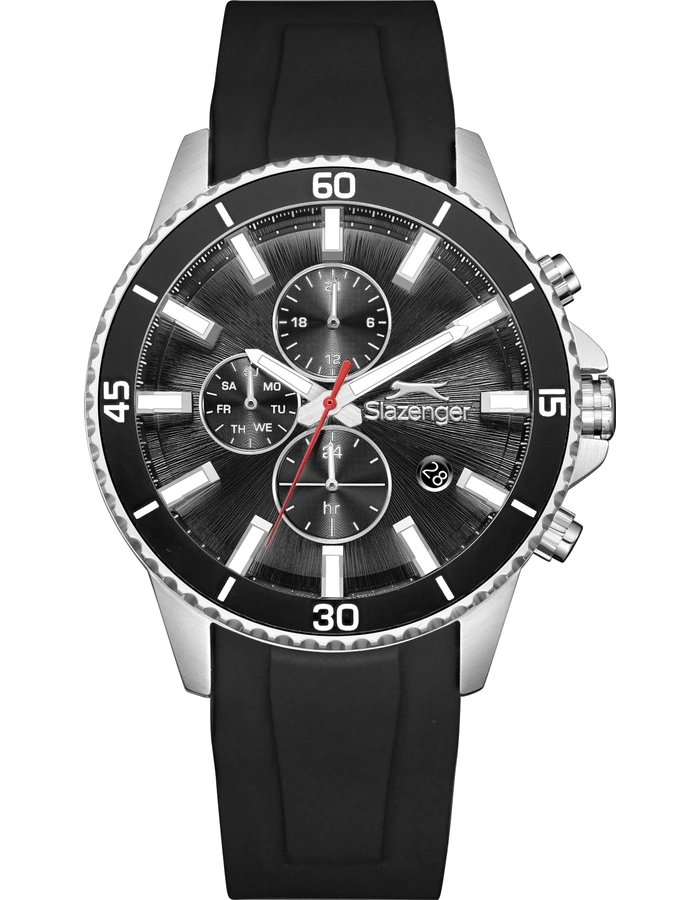 Slazenger Men Online KSA, Buy Online Multifunction Black Dial