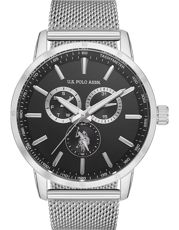 Shop for U.S. Polo Assn Watches for Men's Online UAE, Analog Black Dial ...