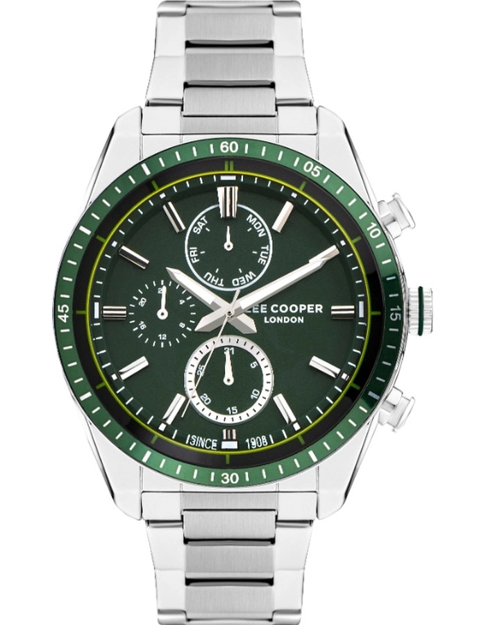 Buy Lee Cooper Men's Green dial Multi Function watch - LC07949.370