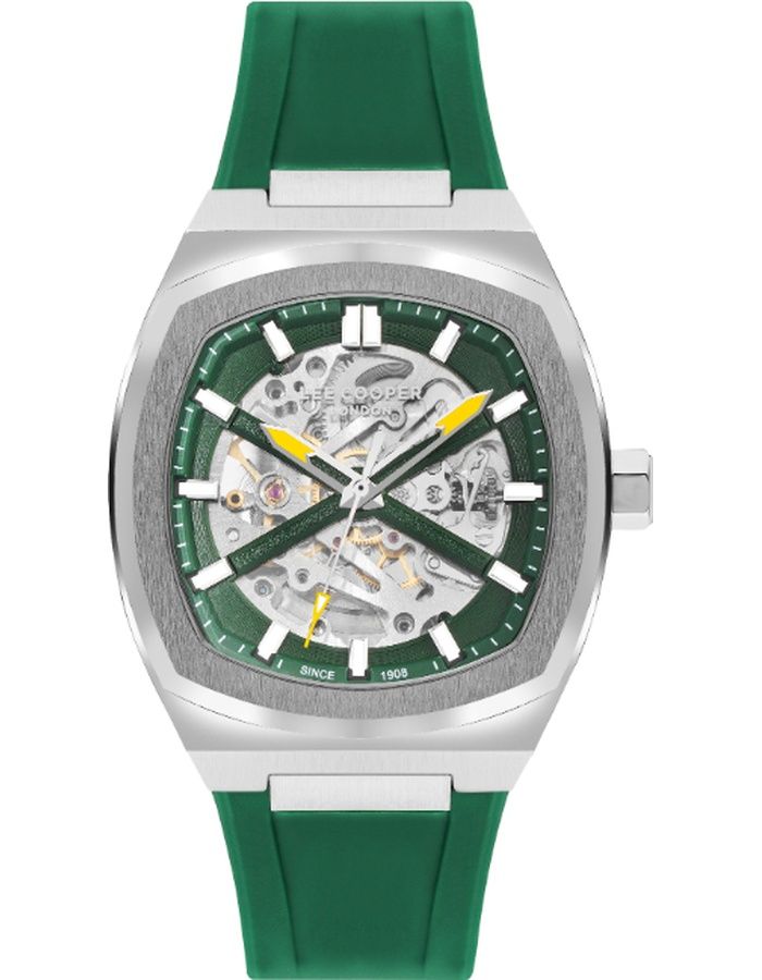 Lee Cooper Orologio analogico da uomo con quadrante verde | WhichOne