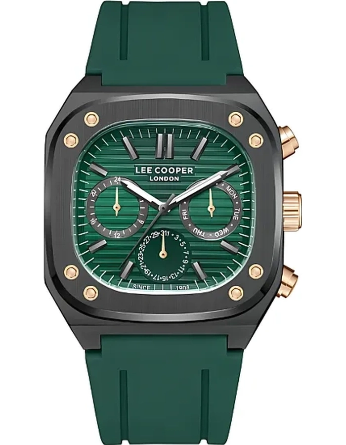 Buy LEE COOPER Men Multi Function Black Dial Watch - LC08022.651