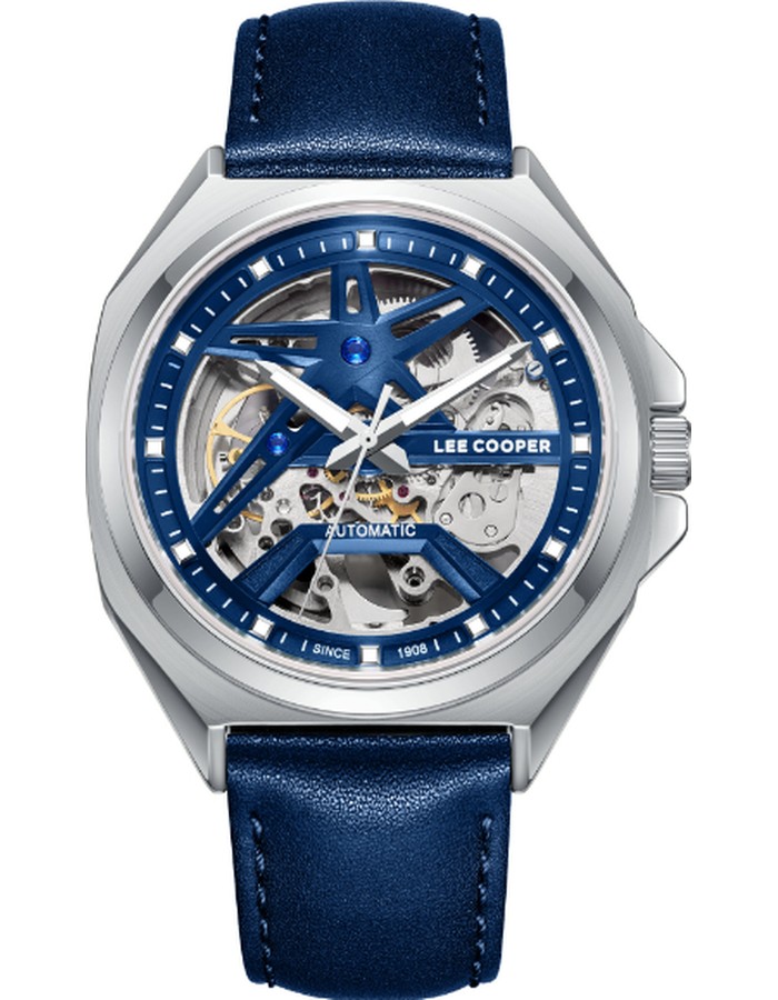 Buy LEE COOPER Men Automatic Dark Blue Dial Watch - LC08103.399