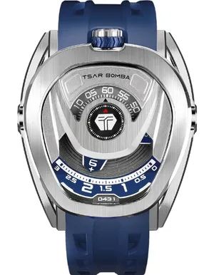 Shop TSAR BOMBA Men's Automatic Blue Dial Watch for Men Online UAE